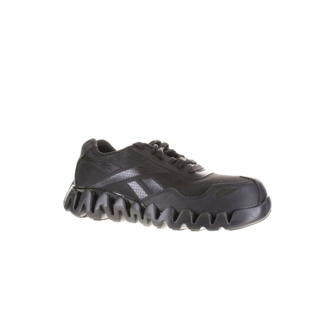 Reebok Mens Zig Pulse Black Safety Shoes Size 10 Wide (E, W) - Picture 3 of 4
